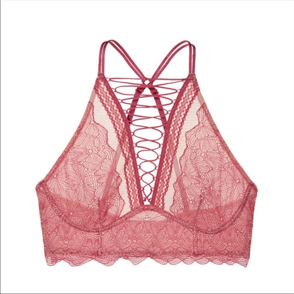 Victoria’s Secret Criss Cross Front Lace Bralette - Picture 3 of 7